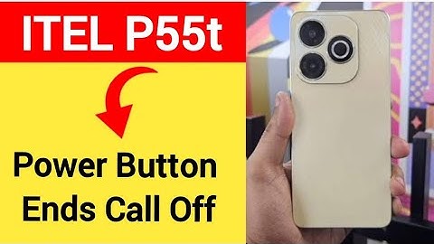 How to turn off power button ends call, itel P55T me power button ends call off kaise karen