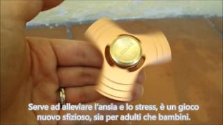 Spinner fidget rame rosso e oro in metallo InnooTech screenshot 3