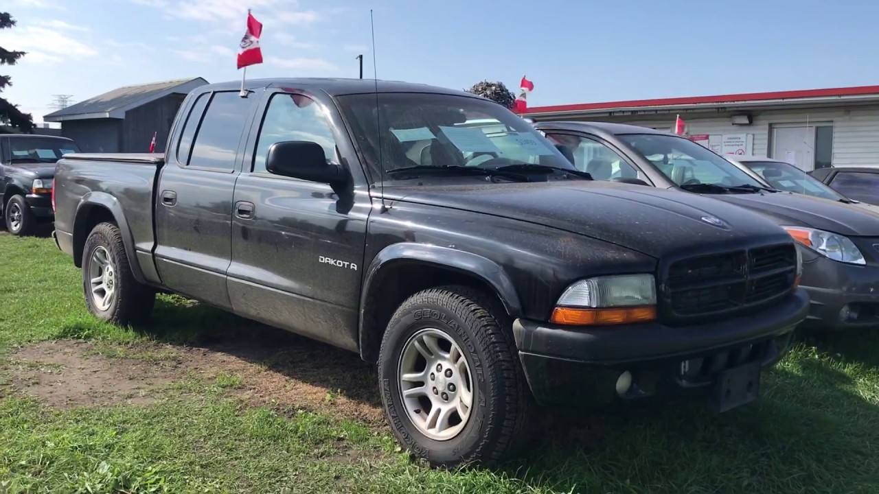 castigo pensión Prominente 2002 Dodge Dakota Crew cab 5.9 V8 junk yard walk around - YouTube