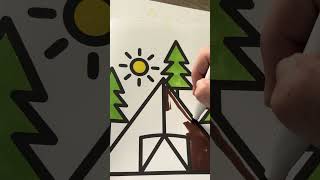 🏕️ Best Camping Coloring Book for Kids! Fun Outdoor Activity for Travel, Camp, & Summer Break