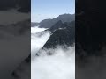 Clouds and mountains