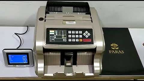 MIX VALUE COUNTING MACHINE WITH FAKE NOTE DETECTOR PARAS - 1515 Cont On: 98203 48555 | 022 4971 1010
