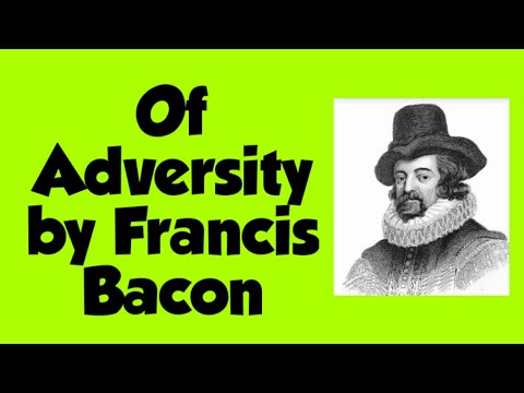 Of Adversity by Francis Bacon