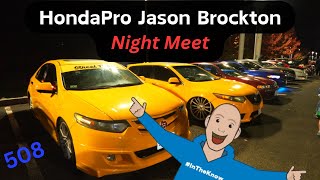 HondaPro Jason throws a night meet at Ocean Honda in Brockton MA