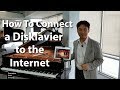 How to connect a disklavier piano to the internet  cunningham piano