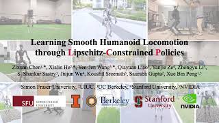 Learning Smooth Humanoid Locomotion through Lipschitz-Constrained Policies