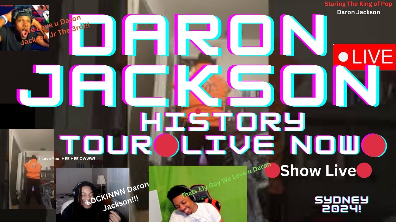 Daron Jackson History Tour Live in Sydney 🔴*ROAD 900 Subscribers*🔴Live Now🔴