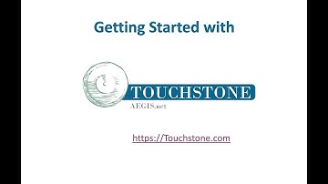 Getting started with Touchstone