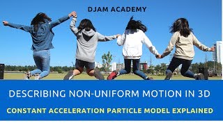 2D Motion Constant Acceleration Particle Model in 3D Explained