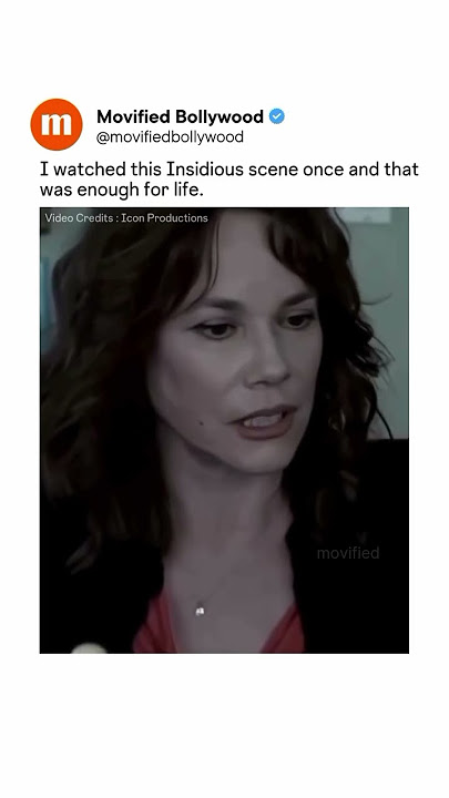 Probably one of the scariest scenes ever! Insidious was not for beginners