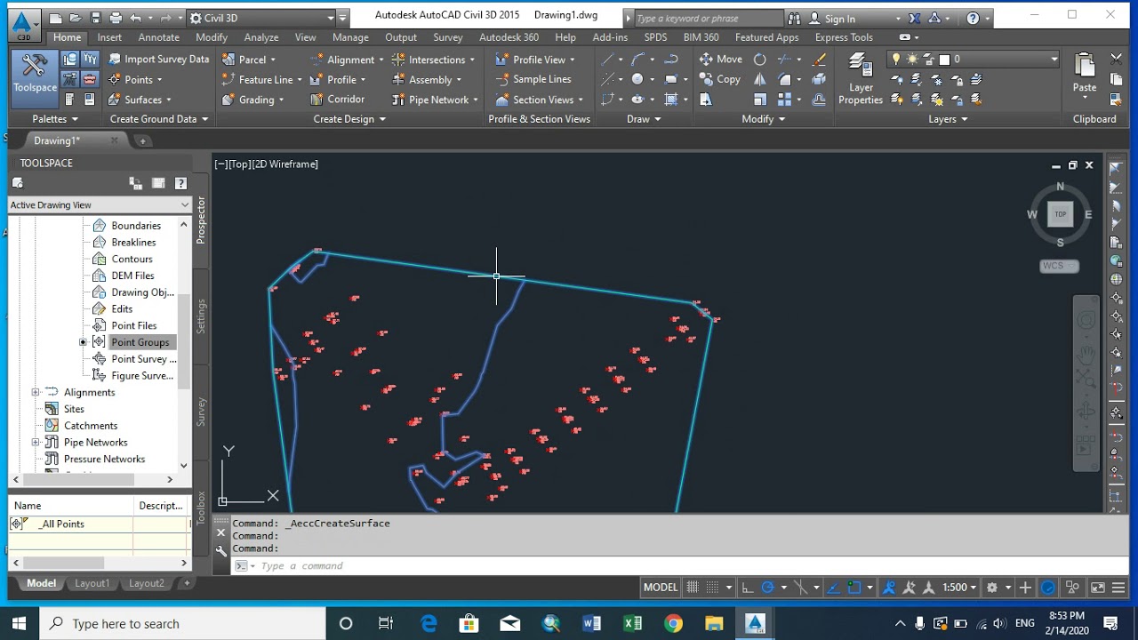 Civil 3D Surface Creation URDU/HINDI)BY AUTOCAD CIVIL 3D ACADEMY