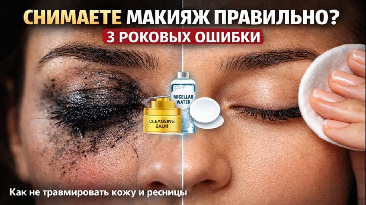 Как правильно снимать макияж? Разбираем ошибки, которые старят кожу