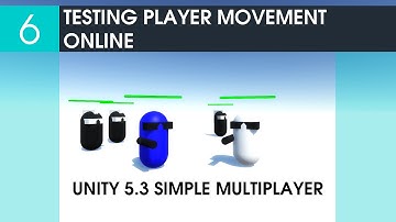 6 Testing Player Movement Online - Unity 5.3 Simple Multiplayer Game