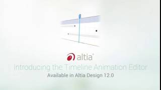 Altia Design 12 - Timeline Animation Editor Overview