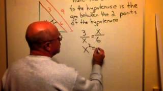 Geometric Means in Right Triangles (the altitude)