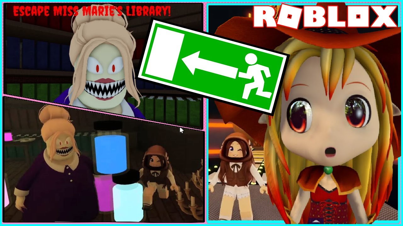 DEAD BODIES IN THE LIBRARY!, Roblox ESCAPE THE LIBRARY !