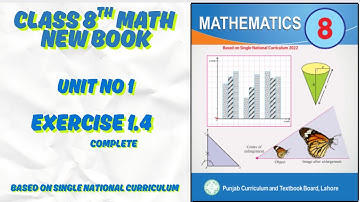 Class 8 Math New Book Chapter 1 Exercise 1.4 || Class 8th Math Ex 1.4 || Square of Natural Numbers