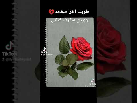 طويت اخر صفحه وبيدي سكرت كتابي