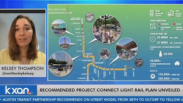 Recommended Project Connect light rail plan unveiled