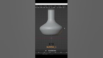 vase modeling, screw modifier in blender-mds design #shorts 🎍