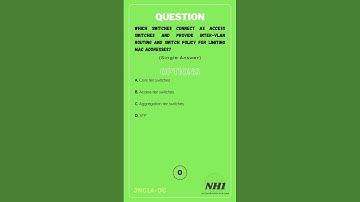 Q6 | JNCIA-DC | Module1: Traditional Data Center Architectures
