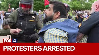 UTD Protest: At least 19 arrested at pro-Palestinian protest