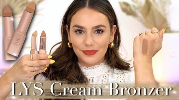 LYS CREAM BRONZER : Application, Swatches & Comparison || Light & Medium || Tania B Wells