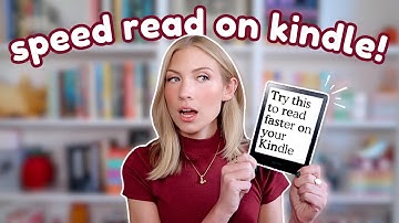 Read Faster On Kindle With This Quick Tip! 💡