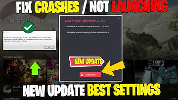 Gameloop New Update Fix ✅All Problems |FPS Drop and Freezing Crashes Fixed