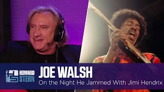 Joe Walsh Remembers Jamming Backstage With Jimi Hendrix (2012)