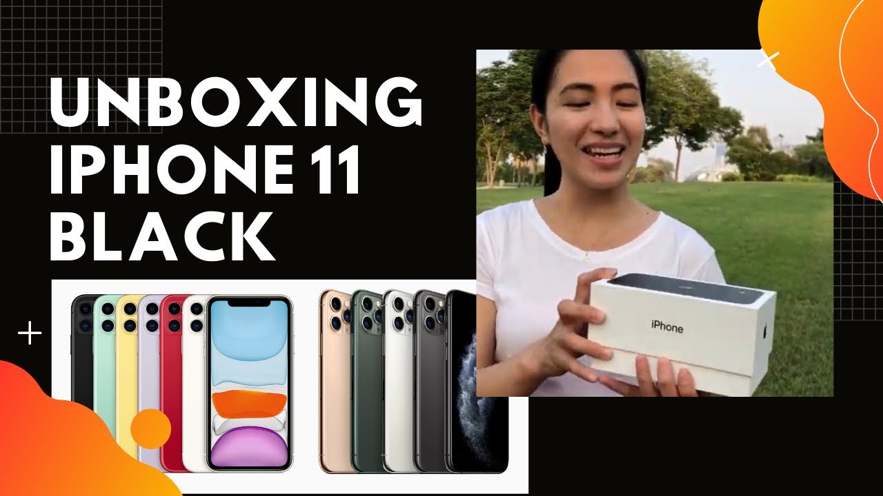 Unboxing The New IPHONE 11 (Black) - YouTube