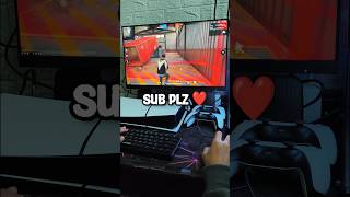How I Play 🤯 Free Fire on PC 🖥️ | My Pc Handcam #shorts #freefire