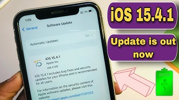 iOS 15.4.1 Software Update is Out Now | All Bug Fixes & Battery🔋Improvements Hindi