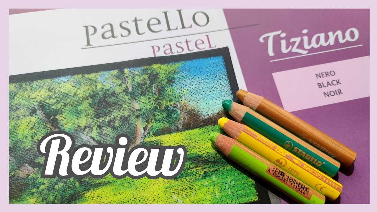 Review Fabriano Tiziano pastel paper YouTube