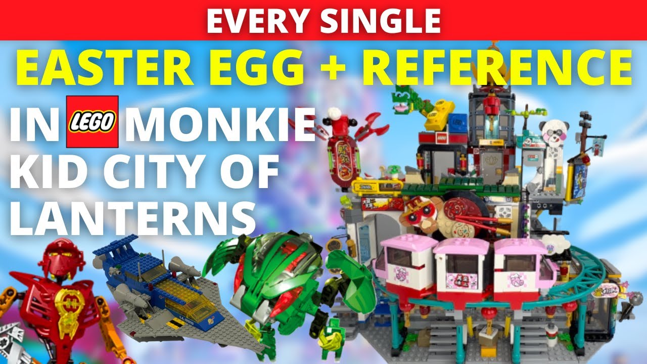 Every Easter Egg and Reference in LEGO Monkie Kid City of Lanterns!