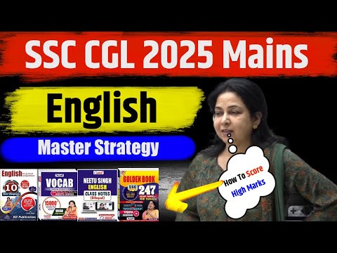 Best Strategy To Prepare English For SSC CGL 2025 Mains Exam By Neetu ...