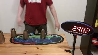 Sport Stacking 1-Hand-3.3.3 2.982 Stackmatch 22/4/22