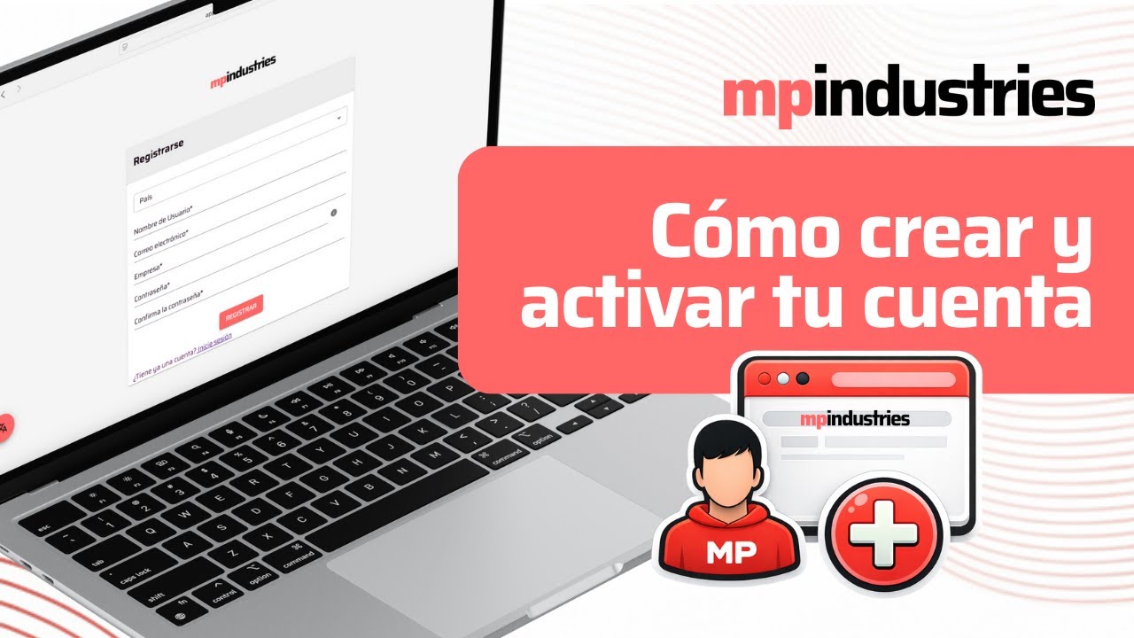 How to create and activate an MPindustries account