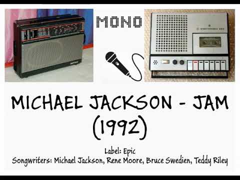 Michael Jackson — Jam. Монофоническая магнитофонная запись с радио с интересным звучанием