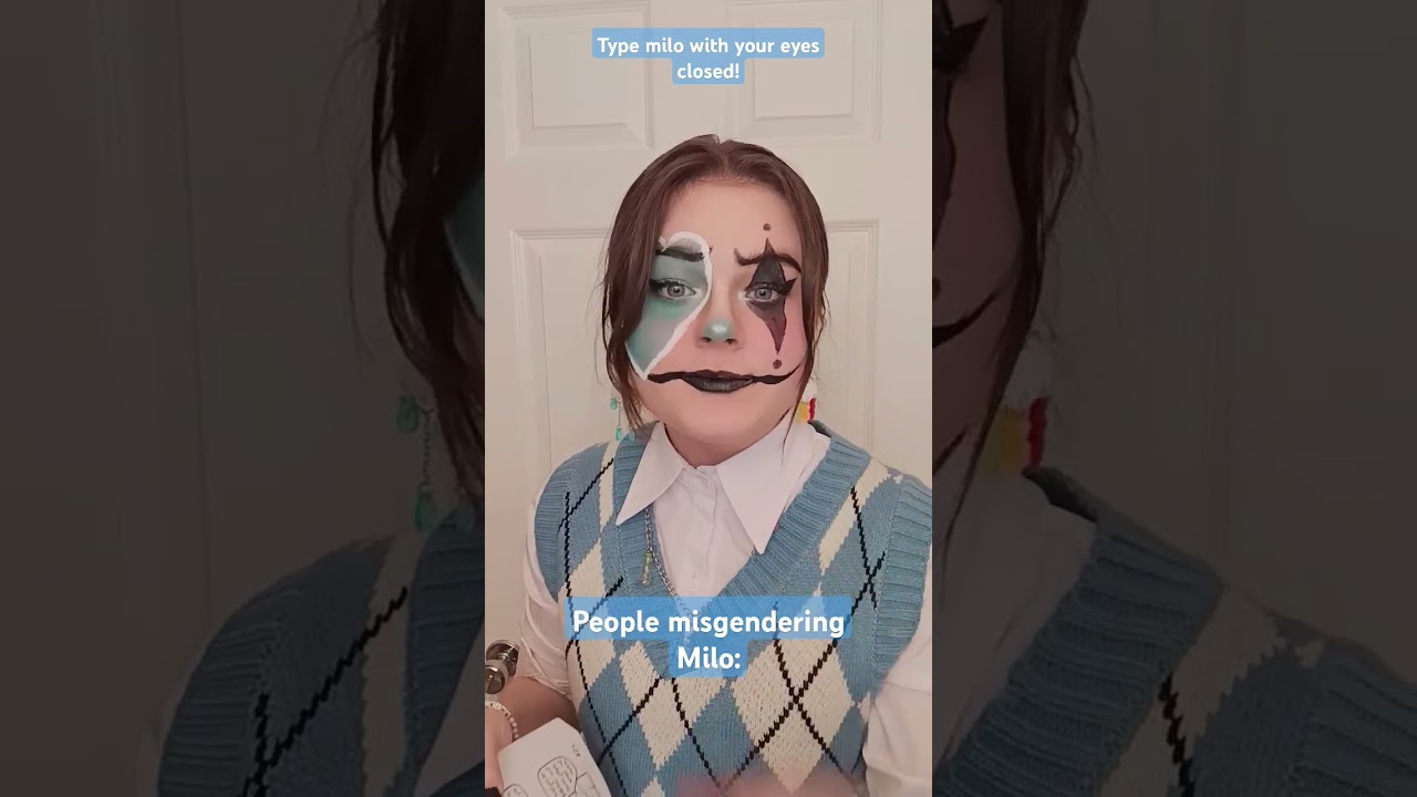 Milo's a boy !! #trending #cosplay #oc #occosplay #clowncosplay #clown #milotheclown #relatable #fyp