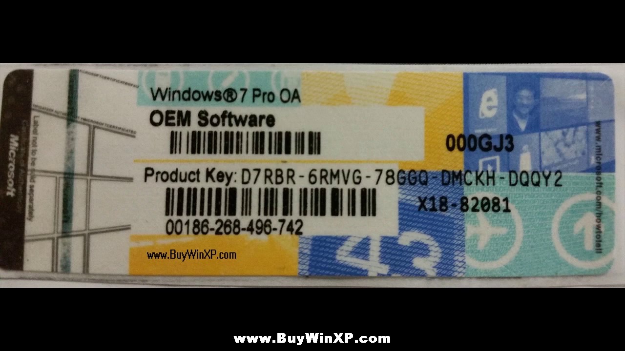 free windows 7 professional key