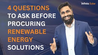 4 Questions to ask before procuring Renewable Energy Solutions | Open Access