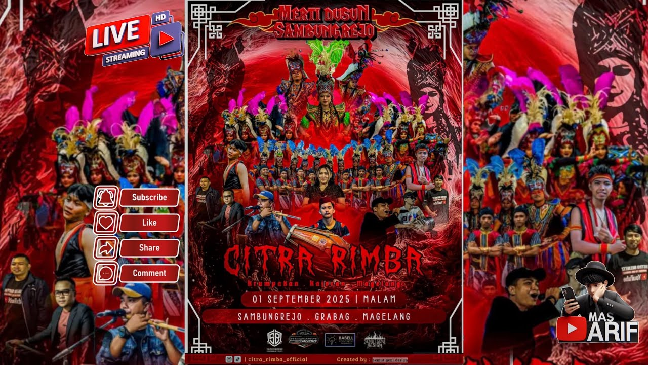 LIVESTREAMING CITRA RIMBA DALAM RANGKA MERTIDUSUN SAMBUNGREJO, GRABAG, MAGELANG