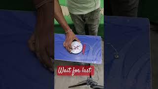 viral video- Deflection in magnetic needle due to magnetic field of bar magnet# shorts #science