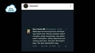 Kata Kata Boy Candra Tidak Peduli Lagi #suaramasadi #desuperboy