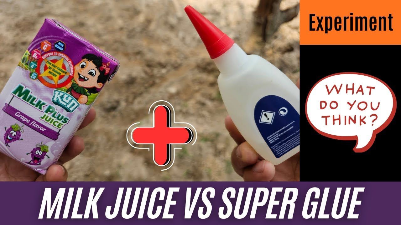 Эксперимент: молочный сок против суперклея | Что произошло!