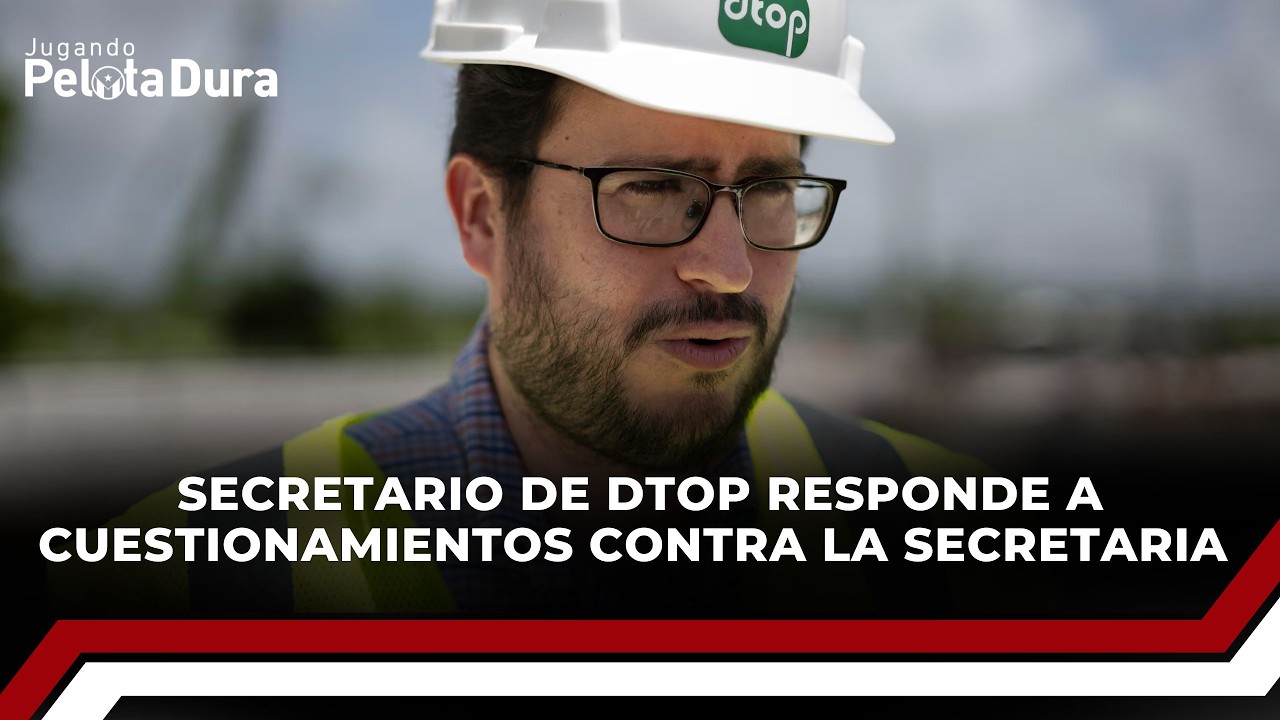 Secretario de DTOP responde a cuestionamientos contra la Secretaria de Vivienda