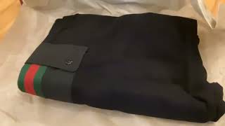 #gucci  #blue  Unboxing my new GUCCI pants 💕🥰😘❤️🥳 The unboxing moment is the best.🥰❤️