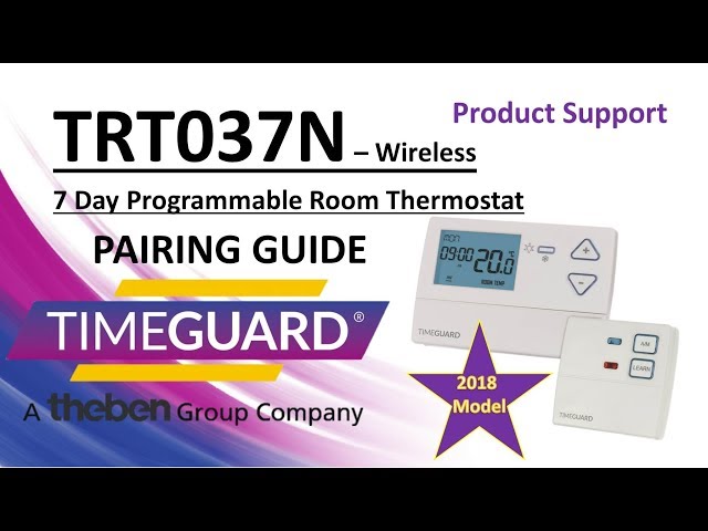 Timeguard TRT037N Pairing Guide - YouTube