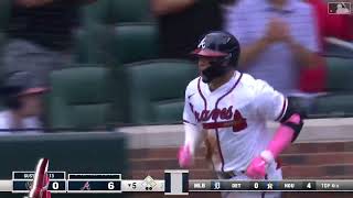 William Contreras DEMOLISHES A THREE RUN HOMER | Milwaukee Brewers @ Atlanta Braves 5/8/2022